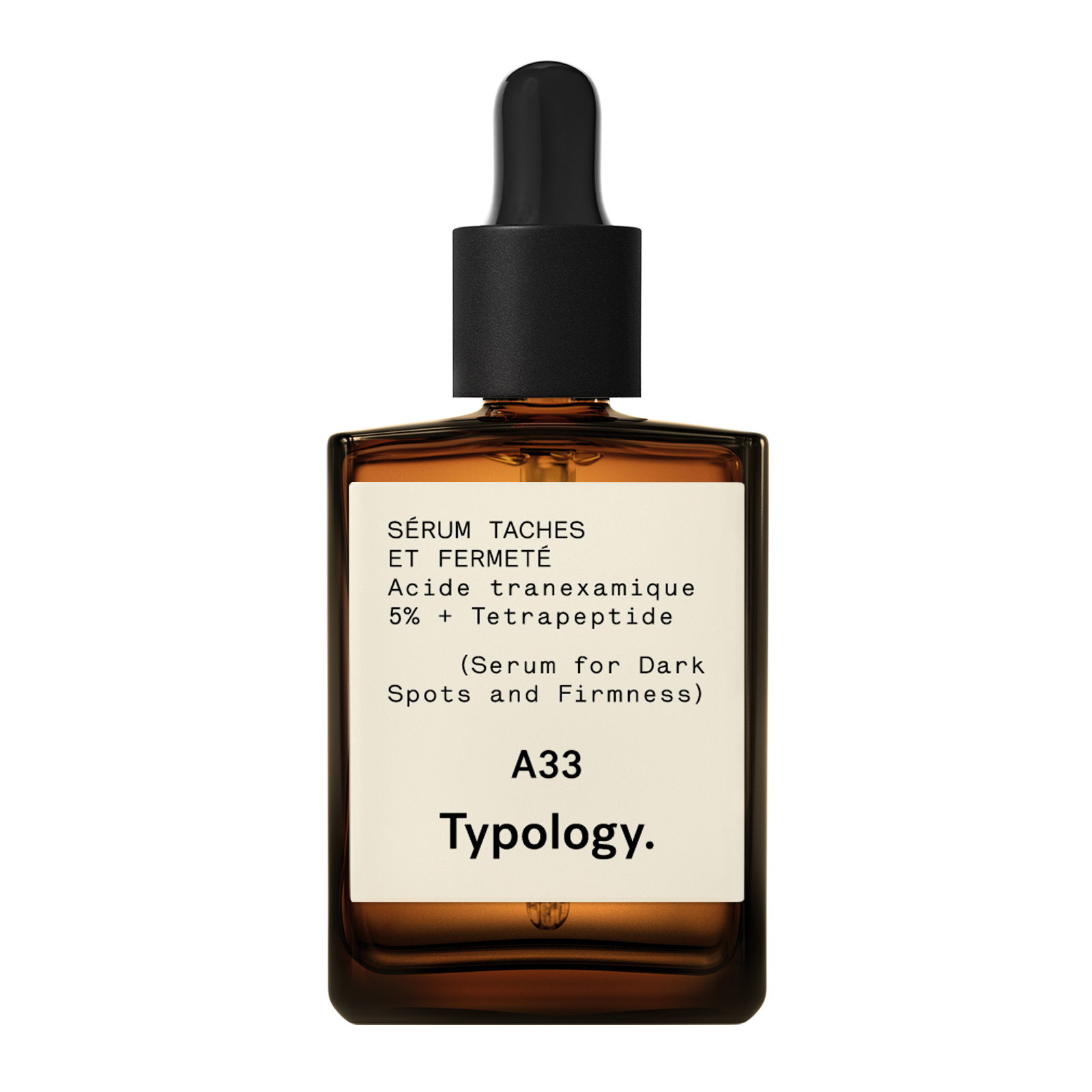 A33 - Sérum hyperpigmentation et perte de fermeté Acide tranexamique 5% + tetrapeptide