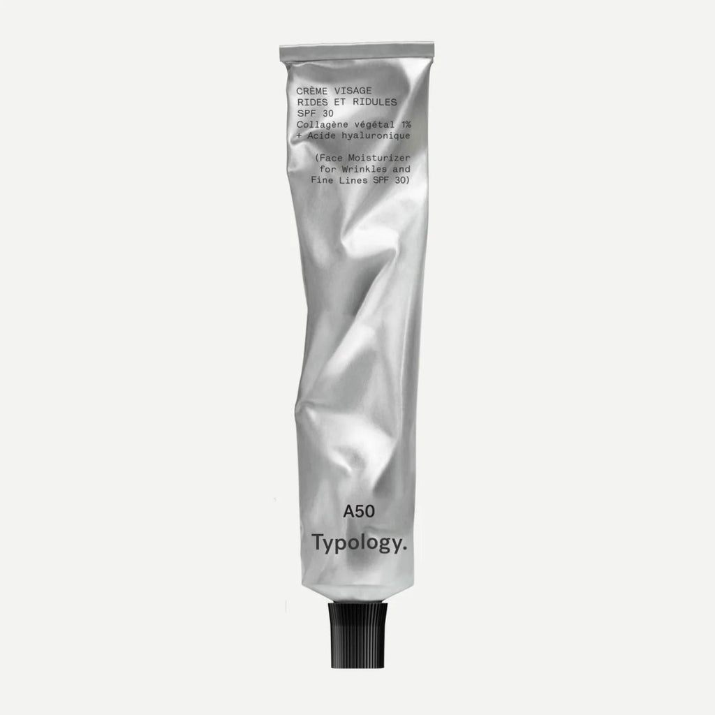 A50 - Crème visage rides et ridules SPF 30 Collagène végétal 1% + Acide hyaluronique